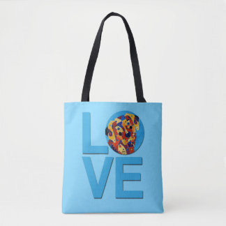 Labrador Dog Love Tote