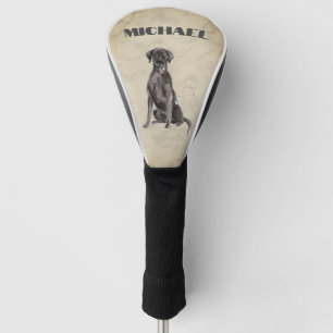 Labrador Dog Lover Cream Personal Golf Head Cover