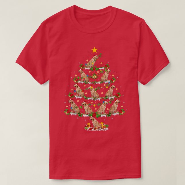 Labrador Dog Lover Xmas Lights Labrador Christmas  T-Shirt (Design Front)
