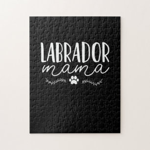 Labrador Dog Mama Jigsaw Puzzle