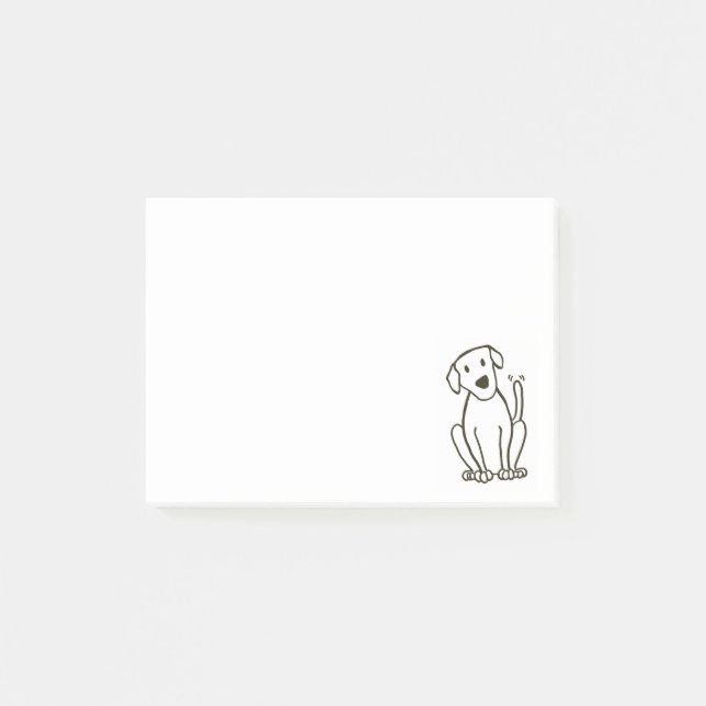 Labrador Dog Post-It Notes (Front)