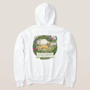 Labrador Dog Walker Custom Logo Zip Up Hoodie