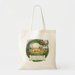Labrador Dog Walking Training Tote Bag