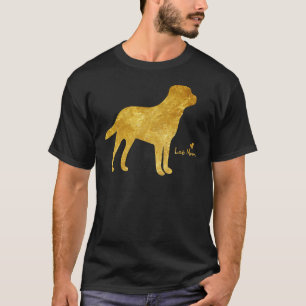 Labrador Dogs Lab Mom Gold Cute Labrador Owner Dog T-Shirt