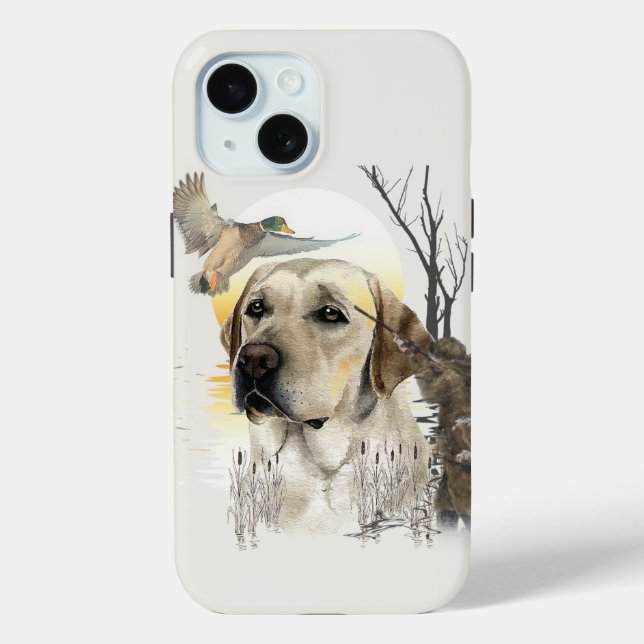 Labrador, duck hunting  Case-Mate iPhone case (Back)