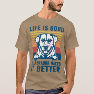 Labrador Gifts For Men Women Black Yellow Lab T-Shirt