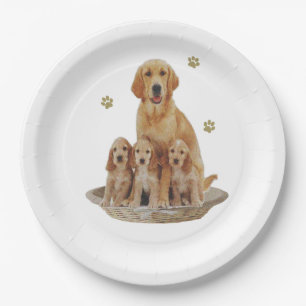 Labrador gifts paper plate