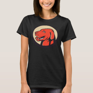 Labrador Golden Retriever Dog Head T-Shirt