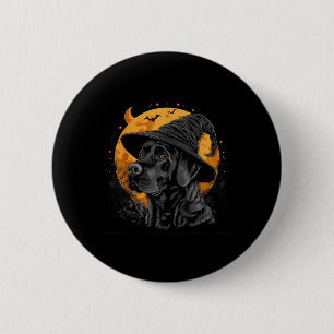 Labrador Halloween Funny Cute Dog Black Lab Mum 6 Cm Round Badge