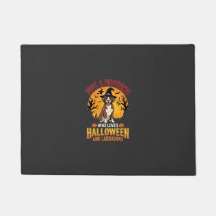 Labrador Halloween Grandma Dog Design_1 Doormat