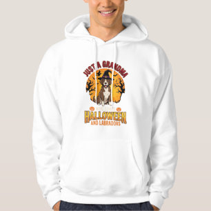 Labrador Halloween Grandma Dog Design_1 Hoodie