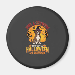 Labrador Halloween Grandma Dog Design_1 Magnet