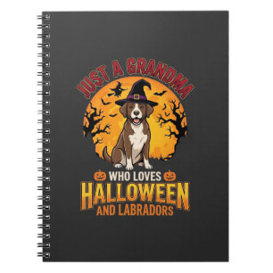 Labrador Halloween Grandma Dog Design_1 Notebook