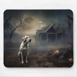 Labrador Halloween Scary Mouse Mat