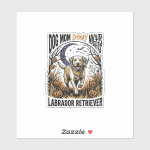 Labrador Halloween Shirt Vintage Dog Mum Graphic_1