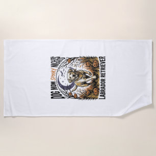 Labrador Halloween Shirt Vintage Dog Mum Graphic_1 Beach Towel
