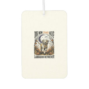Labrador Halloween Shirt Vintage Dog Mum Graphic_1 Car Air Freshener