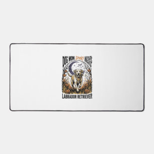 Labrador Halloween Shirt Vintage Dog Mum Graphic_1 Desk Mat