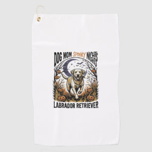 Labrador Halloween Shirt Vintage Dog Mum Graphic_1 Golf Towel