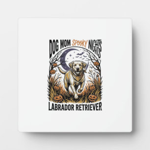 Labrador Halloween Shirt Vintage Dog Mum Graphic_1 Plaque