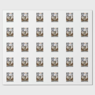 Labrador Halloween Shirt Vintage Dog Mum Graphic_1 Wrapping Paper