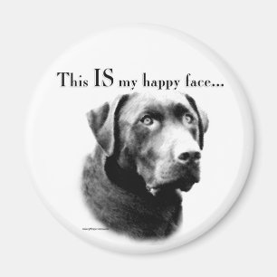 Labrador Happy Face Magnet