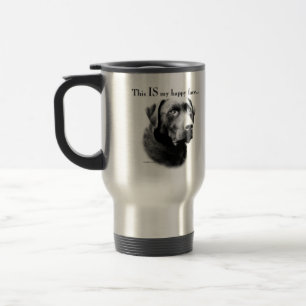 Labrador Happy Face Travel Mug