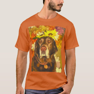 Labrador in flowers T-Shirt
