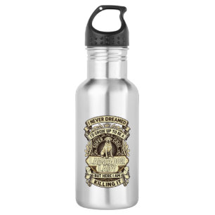 Labrador Lady Dog Crown Shield_1 532 Ml Water Bottle
