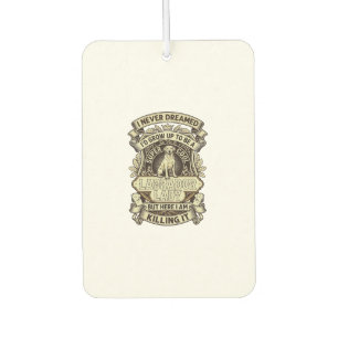 Labrador Lady Dog Crown Shield_1 Car Air Freshener