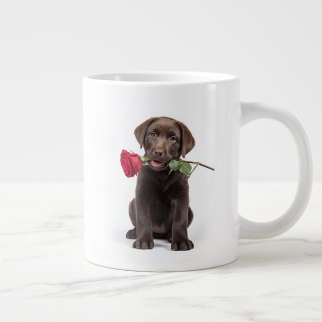 Labrador Love Large Coffee Mug (Right)