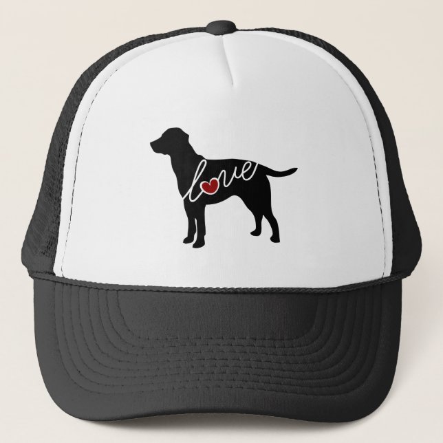 Labrador Love Trucker Hat (Front)