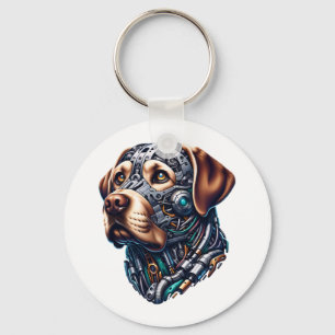 Labrador Lover Android Inspired Art Key Ring