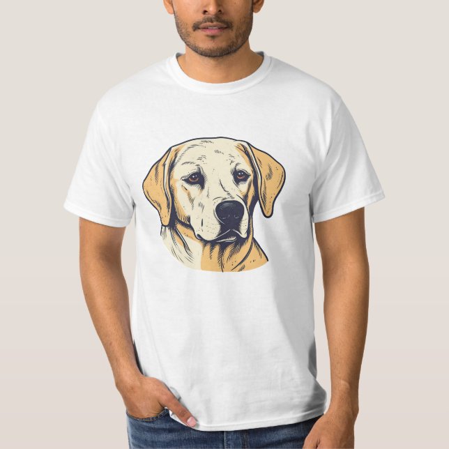 Labrador Loyal Clothing: Fetching masterpieces for T-Shirt (Front)