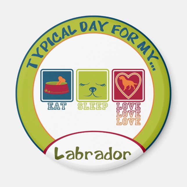 Labrador Magnet (Front)