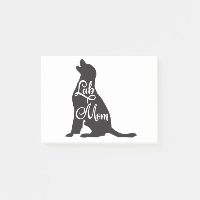 Labrador Mama Funny Dog Mum - Lab dog Post-it Notes (Front)