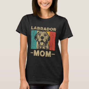 Labrador Mom Vintage Dog Owner T-Shirt