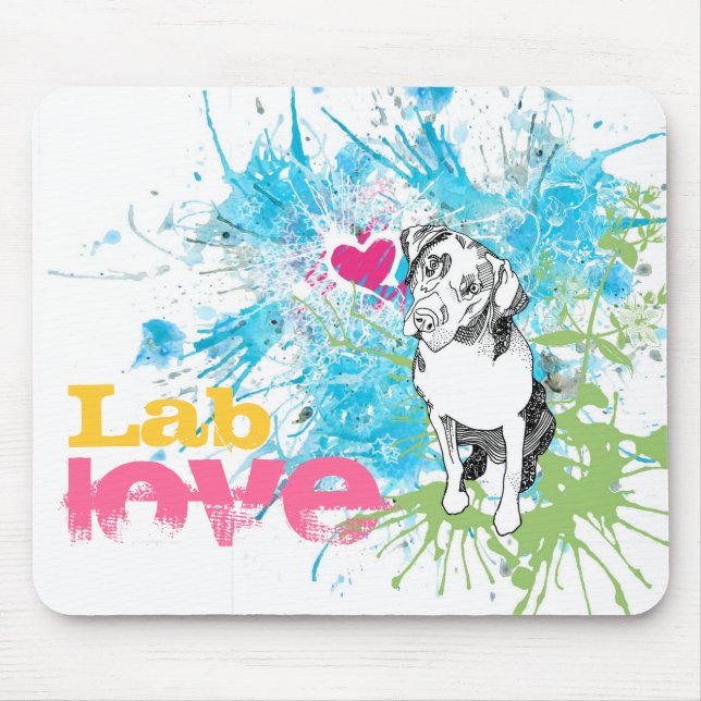 Labrador Mouse Mat (Front)