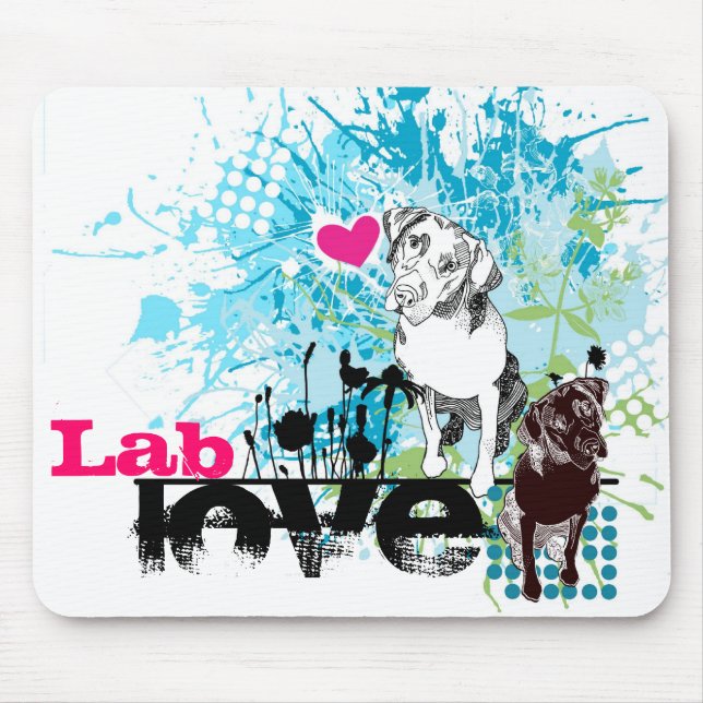 Labrador Mouse Mat (Front)
