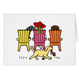 Labrador Mum at Poolside