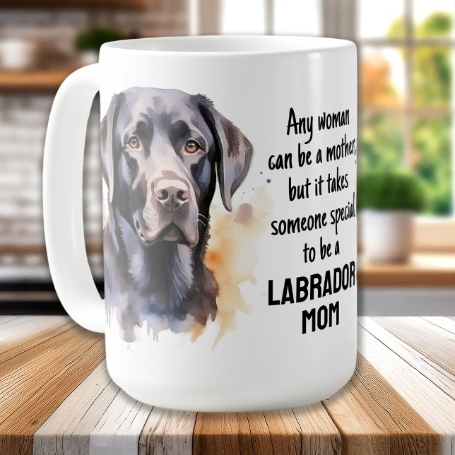 Labrador Mum - Black Lab Dog Lover - Mothers Day Coffee Mug (Creator Uploaded)