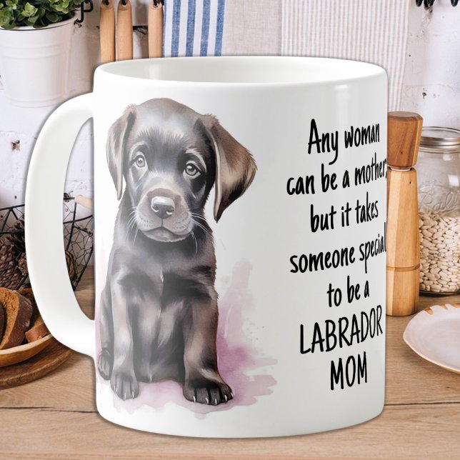 Labrador Mum Cute Trendy Puppy Dog Coffee Mug (Creator Uploaded)