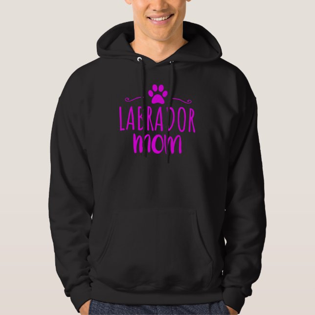 Labrador Mum Dog Hoodie (Front)