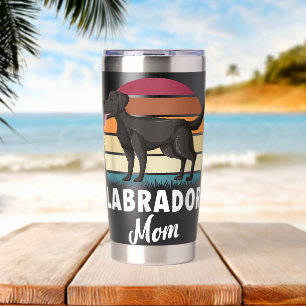 Labrador Mum Dog Mother Pet Black Lab Mama Funny L Insulated Tumbler