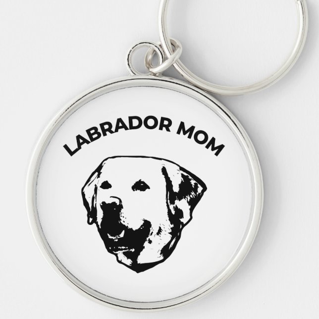 Labrador Mum  Key Ring (Front)
