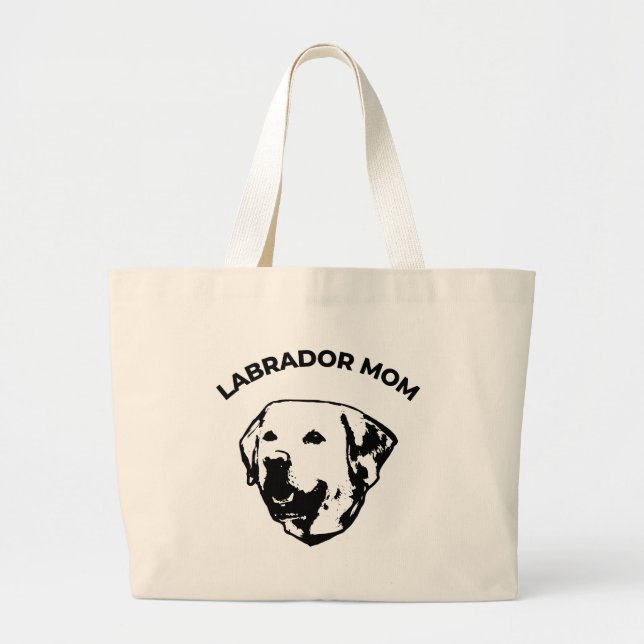 Labrador Mum  Large Tote Bag (Front)