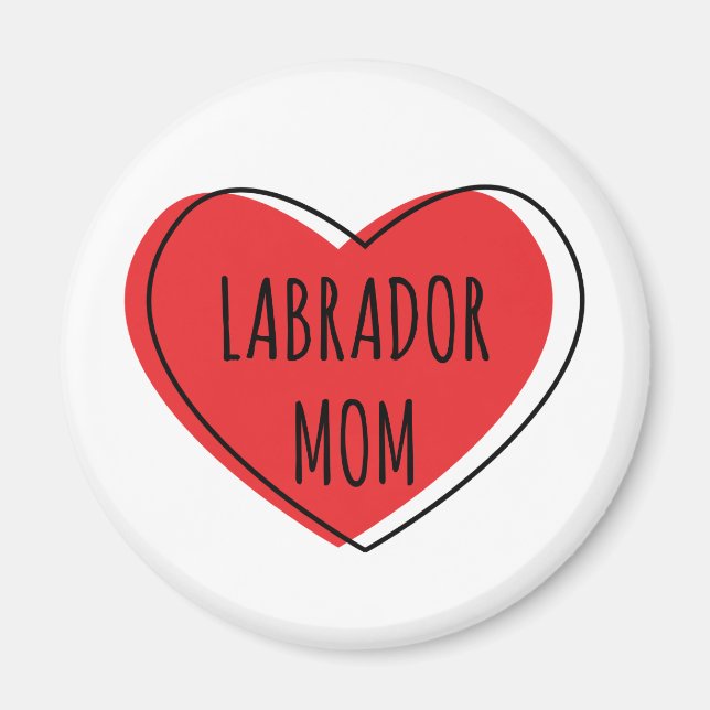 Labrador Mum Magnet (Front)