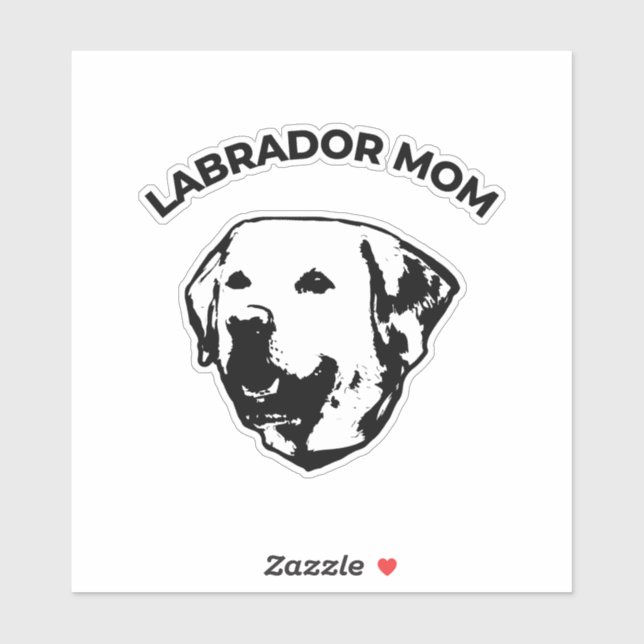 Labrador Mum Sticker (Sheet)
