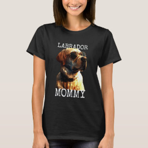 Labrador Mummy Mama Mother Mothers Day Labrador Re T-Shirt