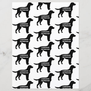 labrador name silhouette